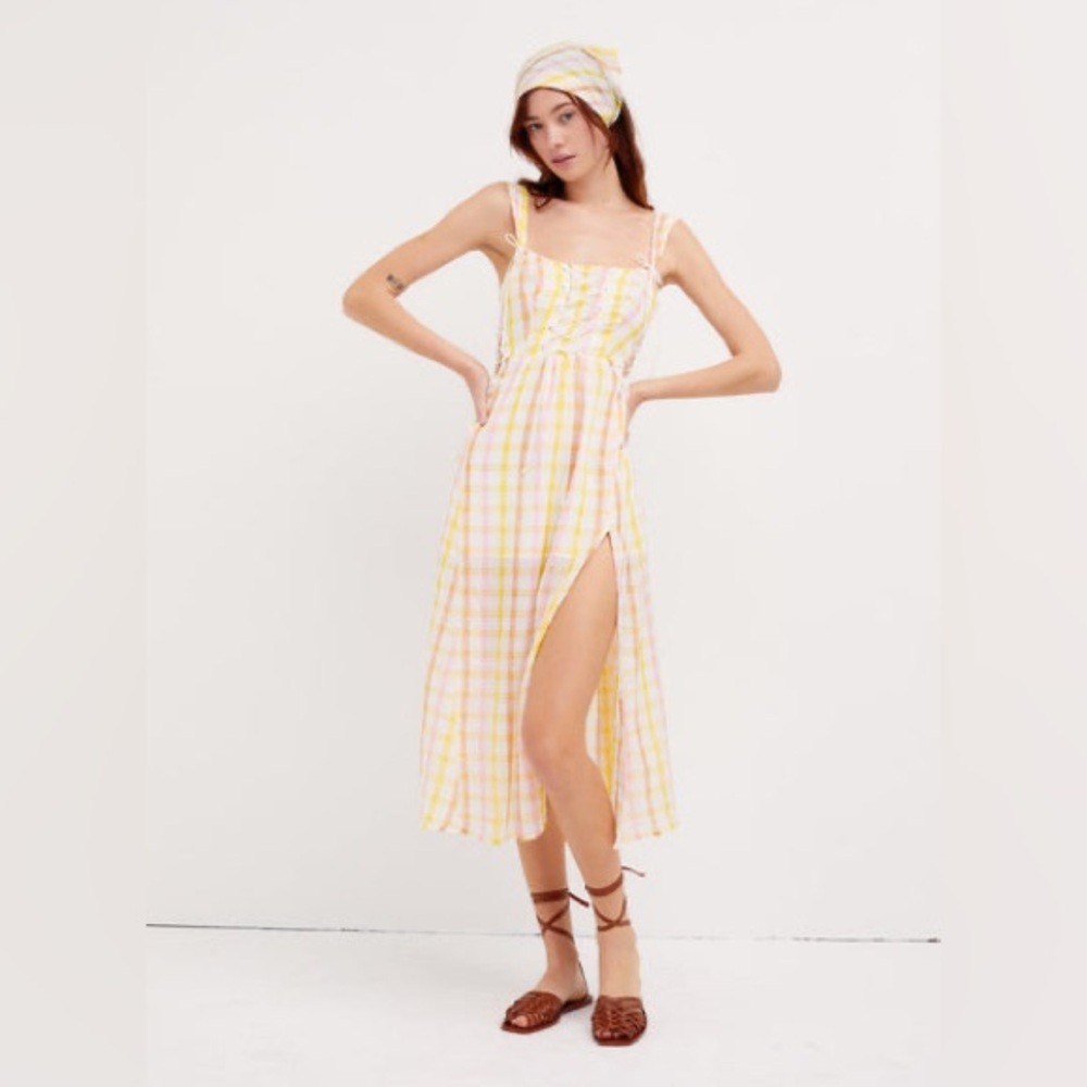 For Love And Lemons Rue Midi Dress Size XS NWT